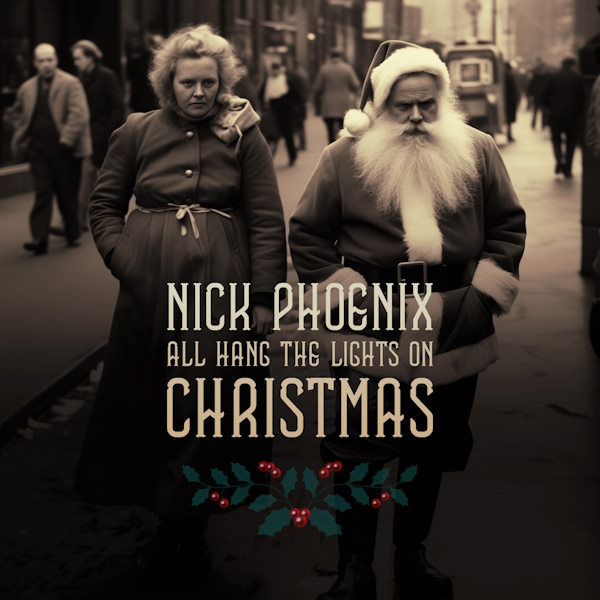 Nick Phoenix all hang the lights on christmas album cover