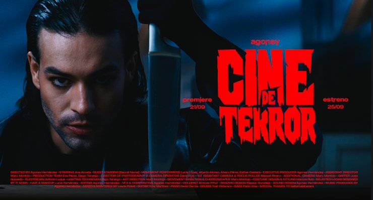 Agoney abre una nueva etapa artística con "Cine de Terror"