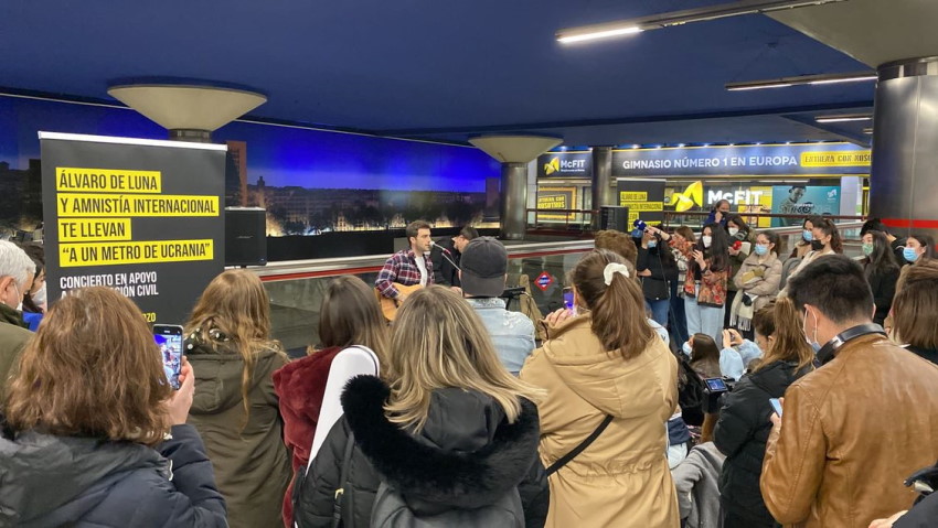 Alvaro soler y amnistia Internacional