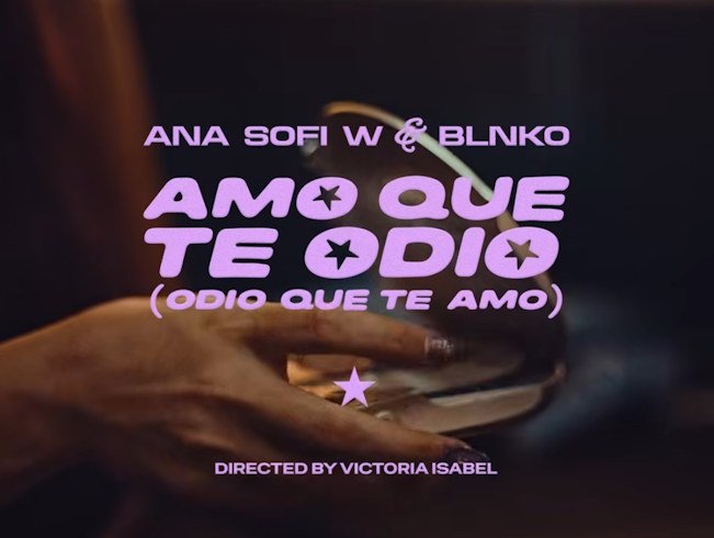 Ana Sofi W. y Blnko se encuentran entre el amor y el odio en “Amo Que Te Odio (Odio Que Te Amo)”