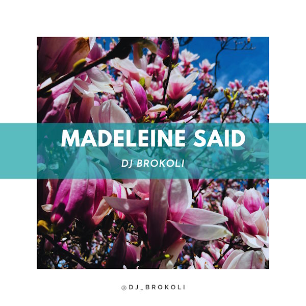 DJ Brokoli madeleine said album cover