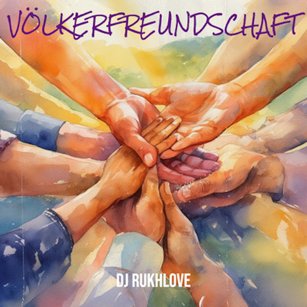DJ Rukhlove flying over the earth album cover
