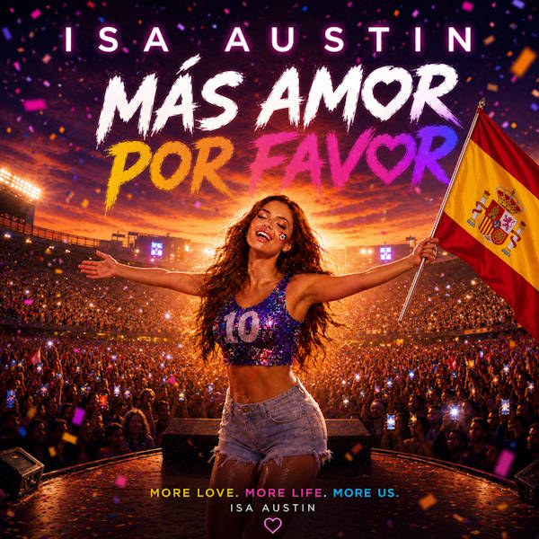 Isa Austin presenta "Más Amor Por Favor": un himno pop para unir al mundo desde el corazón y la pista de baile