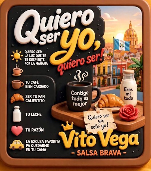 Vito Vega reivindica la salsa sensual y divertida con "Quiero Ser Yo, Quiero Ser!"