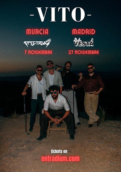 Vito estrena el videoclip de "Dulce Infierno Cruel" y anuncia conciertos en Murcia y Madrid